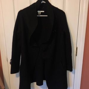 Oversized black sweater